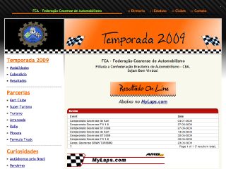 Thumbnail do site FCA - Federao Cearense de Automobilismo