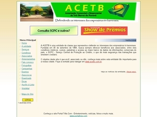 Thumbnail do site Associação Comercial e Empresarial de Três Barras do Paraná