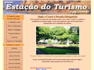 Thumbnail do site Estao de Turismo - Onde o Cear  Parada Obrigatria !