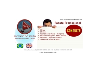 Thumbnail do site Pousada Recanto do Barão
