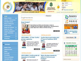 Thumbnail do site Escola Csar Cals - Quixad