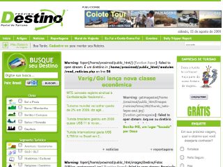 Thumbnail do site Portal Próximo Destino
