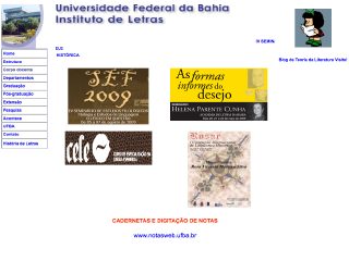 Thumbnail do site Instituto de Letras