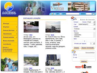Thumbnail do site A Predial - Administradora Cearense de Bens Imóveis