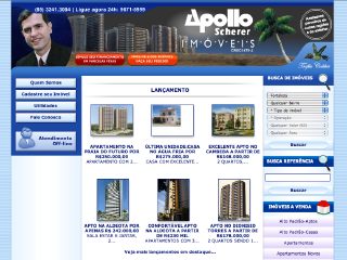 Thumbnail do site Apollo Scherer Imóveis