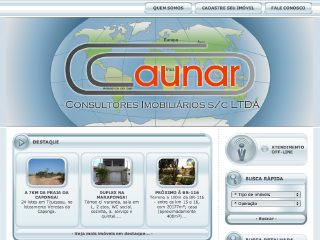 Thumbnail do site Aunar Consultores Imobilirios