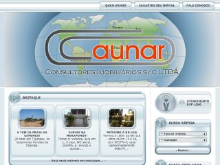 Thumbnail do site Aunar Consultores Imobiliários