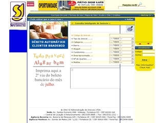 Thumbnail do site SJ Administraçao de Imóveis