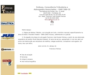 Thumbnail do site Feitosa, Consultoria Tributária e Advogados Associados