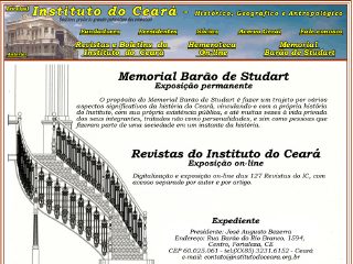 Thumbnail do site Instituto do Cear - Histrico, Geogrfico e Antropolgico