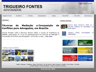 Thumbnail do site Trigueiro Fontes Advogados