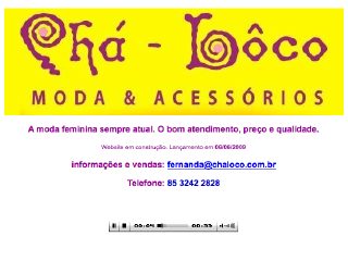 Thumbnail do site Chá-Lôco