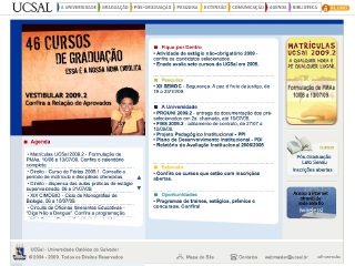 Thumbnail do site Universidade Católica do Salvador - UCSal