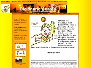 Thumbnail do site Dicionário Cearês