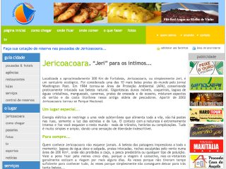 Thumbnail do site Jericoacoara Turismo