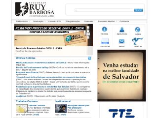 Thumbnail do site Faculdade Ruy Barbosa