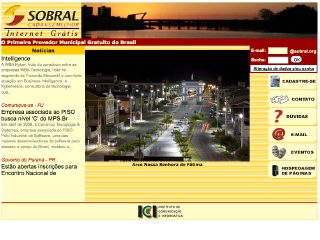 Thumbnail do site Sobral Internet Grtis