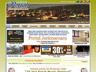 Thumbnail do site Portal turístico de Jericoacoara