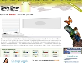 Thumbnail do site Caio Mello Webdesigner