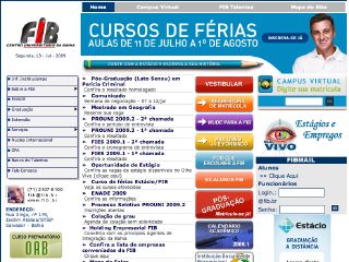 Thumbnail do site FIB: Centro Universitrio da Bahia