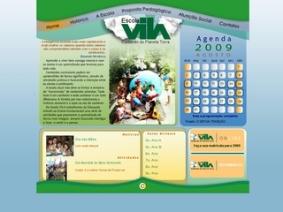 Thumbnail do site Escola Vila