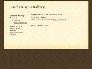 Thumbnail do site Escola Risco Rabisco