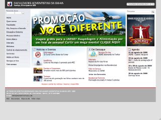 Thumbnail do site Faculdade Adventista da Bahia