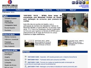 Thumbnail do site Ministrio Pblico do Estado do Maranho