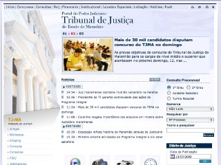 Thumbnail do site Portal do Poder Judicirio do Estado do Maranho