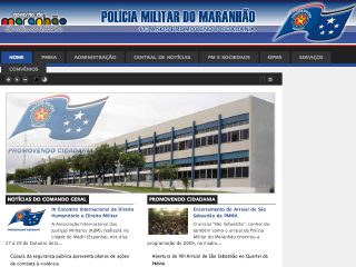 Thumbnail do site Polícia Militar do Estado do Maranhão