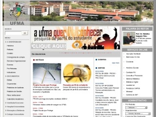 Thumbnail do site UFMA - Universidade Federal do Maranho