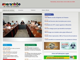 Thumbnail do site Secretaria de Estado da Educao do Maranho