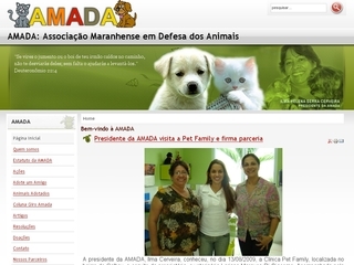 Thumbnail do site AMADA - Associao Maranhense em Defesa dos Animais