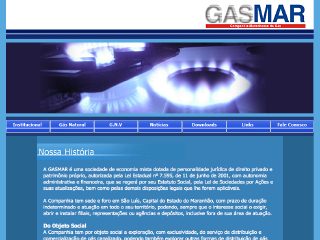 Thumbnail do site GASMAR - Companhia Maranhense de Gás