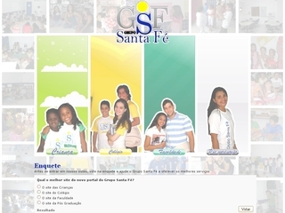 Thumbnail do site Faculdade Santa Fé