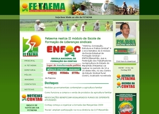 Thumbnail do site FETAEMA Federao dos Trabalhadores na Agricultura do Estado do Maranho