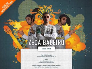 Thumbnail do site Zeca Baleiro - Site Oficial