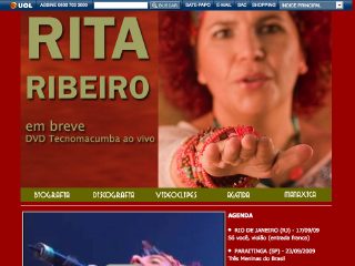 Thumbnail do site Rita Ribeiro - Site Oficial