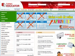 Thumbnail do site Colégio Educator
