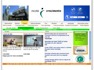 Thumbnail do site Escola Crescimento