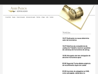 Thumbnail do site Assis Passos, Pereira & Andrade Advogados