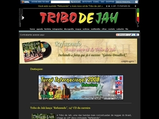 Thumbnail do site Banda Tribo de Jah