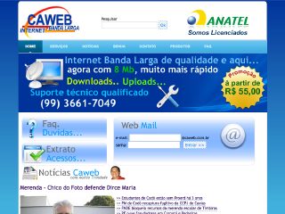 Thumbnail do site Caweb Telecomunicaes