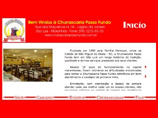 Thumbnail do site Churrascarias Passo Fundo