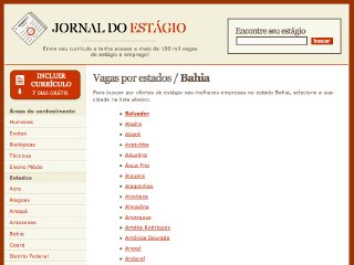 Thumbnail do site Jornal do Estágio