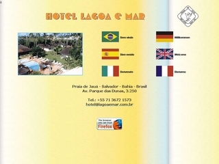 Thumbnail do site Hotel Lagoa e Mar ***