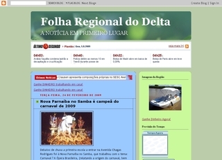 Thumbnail do site Folha Regional do Delta