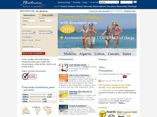 Thumbnail do site Pestana São Luís Resort Hotel