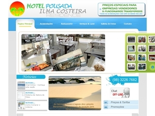 Thumbnail do site Hotel pousada Ilha Costeira Residence