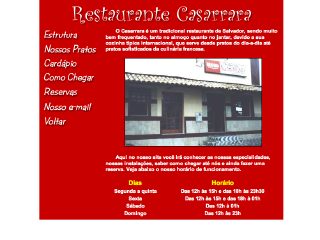 Thumbnail do site Restaurante Casarrara
